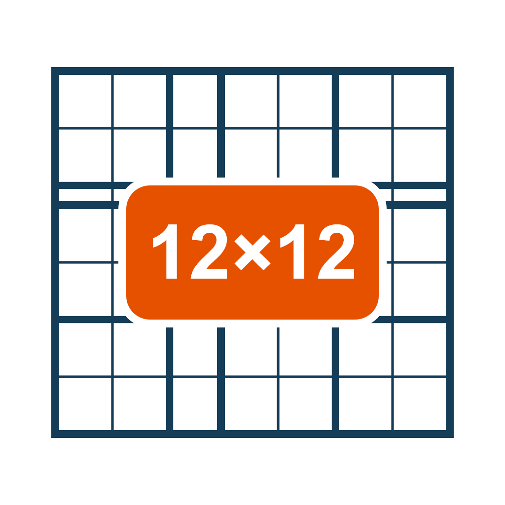 alan-wareham-butterfly-12x12-1024 12 by 12 grid icon with orange label